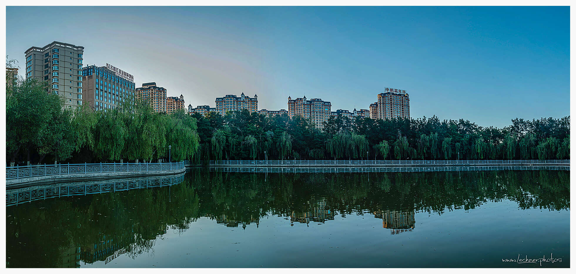 Jiayuguan Lake Panorama